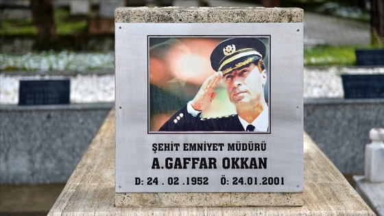 İçişleri Bakanı Soylu, şehit emniyet müdürü Gaffar Okkan'ı andı