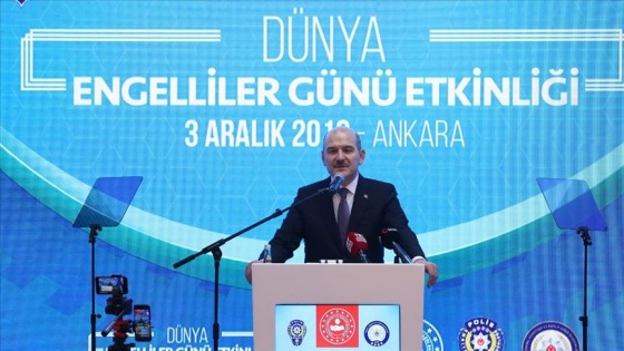 İçişleri Bakanı Süleyman Soylu: Kamuda engelli istihdamı ülke tarihinin en yüksek seviyesinde