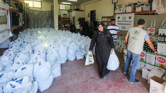 İHH'dan Gazzeli ihtiyaç sahiplerine gıda yardımı