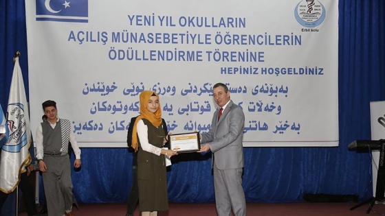 IKBY'deki Türkmen okullarında başarılı öğrenciler ödüllendirildi