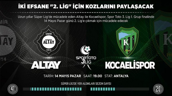 İki efsane 2. Lig için kozlarını paylaşacak