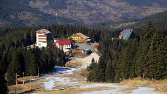 Ilgaz Dağı'ndaki kayak merkezi karsız ve sessiz kaldı