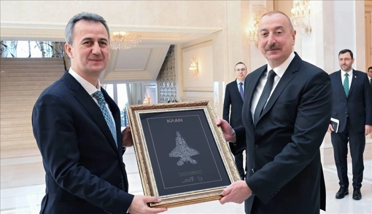 İlham Aliyev, Cumhurbaşkanlığı Savunma Sanayii Başkanı Görgün'ü kabul etti