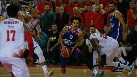 ING Basketbol Süper Ligi'nde ilk yarının lideri Anadolu Efes