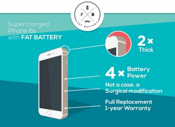 iPhone'un pilini 4'e katlayan proje: Fat Battery