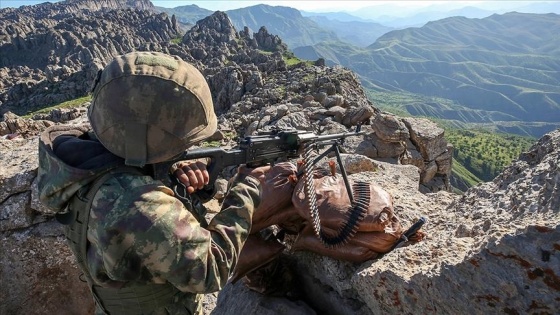 Irak'ın kuzeyindeki Avaşin-Basyan bölgesinde 3 PKK'lı terörist etkisiz hale getirildi