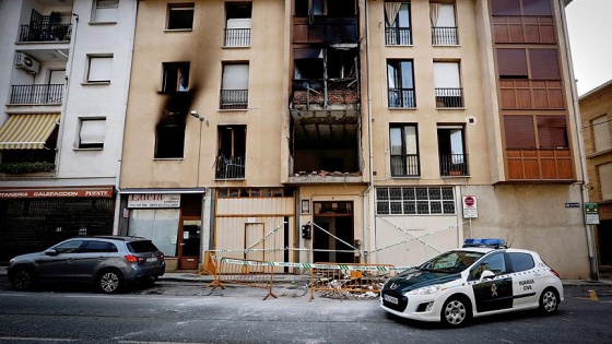 İspanya'da apartmanda patlama