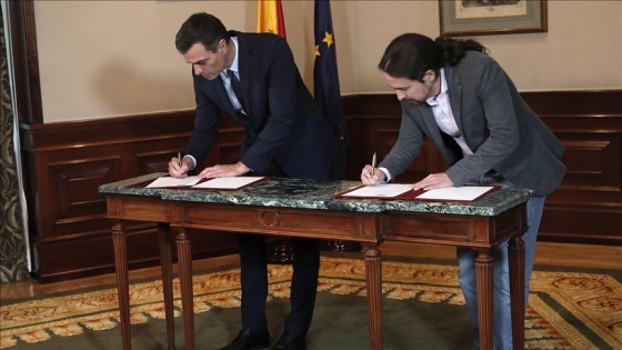 İspanya tarihinde ilk koalisyon hükümeti için sol partiler anlaştı
