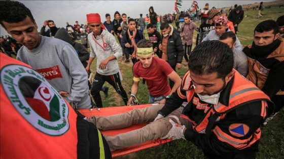 İsrail askerleri Gazze sınırında 23 Filistinliyi yaraladı