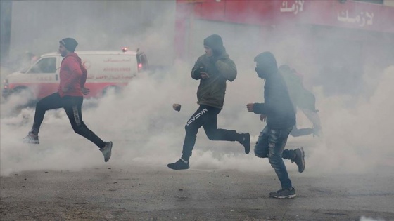 İsrail askerlerinden Batı Şeria'daki sözde barış planı protestosuna müdahale: 5 yaralı