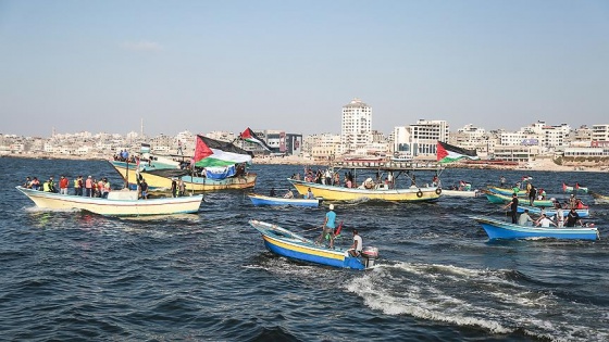 İsrail'den deniz ablukası karşıtı Gazzeli aktivistlere müdahale