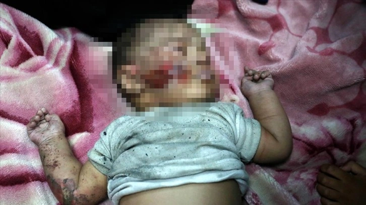 İsrail ordusunun, Gazze'nin kuzeyinde bir evi vurması sonucu 1 bebek öldü
