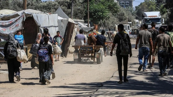 İsrail'in tahliye kararının ardından Gazze'deki Filistinliler yeniden göç etmek zorunda ka