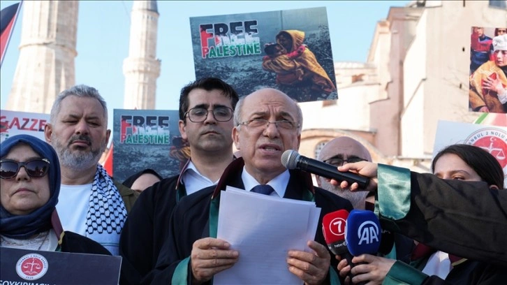 İstanbul 2 Nolu Barosu Gazze'deki çocuk ve kadın katliamını protesto etti