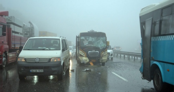 İstanbul Arnavutköy’de sis kazası: 7 yaralı