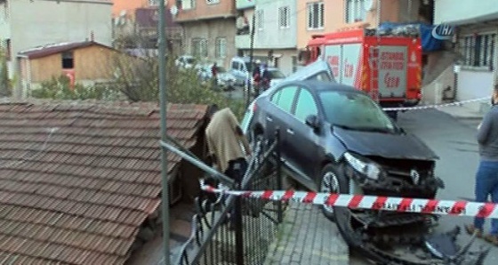 İstanbul Ayazağa'da kamyon terör estirdi