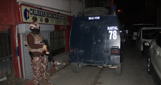 İstanbul’da birçok adrese eş zamanlı narkotik operasyonu düzenlendi