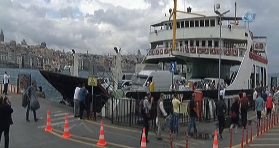 İstanbul'da feribot kazası