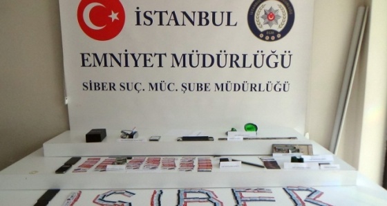 İstanbul’da kredi kartı dolandırıcılarına operasyon