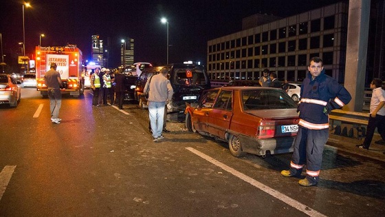 İstanbul'da trafik kazaları: 3 yaralı