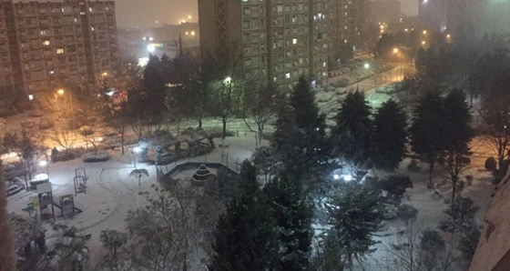 İstanbul'dan kar manzaraları!