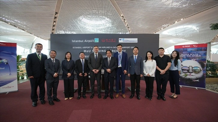 İstanbul Havalimanı işletmecisi İGA'dan Çinli Sichuan Havayolları'yla işbirliği anlaşması