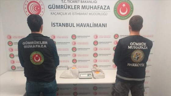 İstanbul Havalimanı'nda 4,6 kilogram kokain ele geçirildi