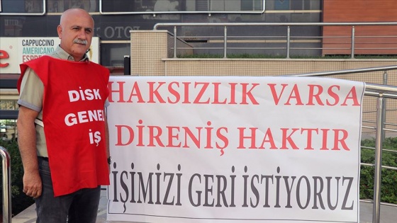 İşten çıkarılan eski CHP İlçe Başkanı açlık grevine başladı