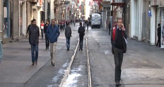 İstiklal Caddesi bu yıl yaya trafiğine kapatılmadı