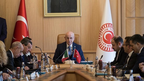 İtalyan Senatosu heyeti, TBMM'de Kahramanı ziyaret etti