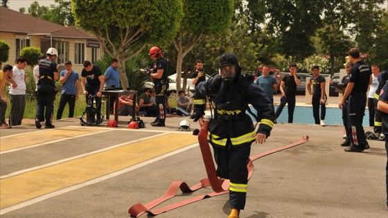 İtfaiye eri adaylarına zorlu sınav