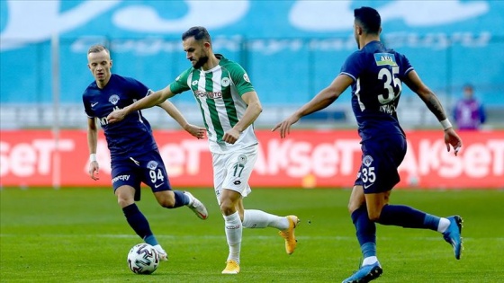 İttifak Holding Konyaspor 3 puanın sahibi oldu