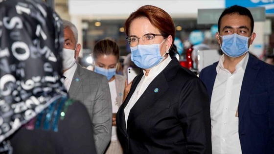 İYİ Parti Genel Başkanı Akşener, Kütahya'da esnafı ziyaret etti