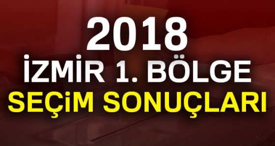 İzmir 1. Bölge Seçim Sonuçları, 2018 Genel seçim sonuçları