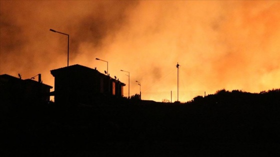 İzmir'deki yangını söndürme çalışmaları sürüyor