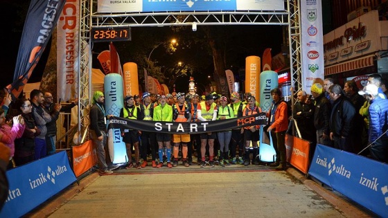 İznik Ultra Maratonu'nda 140 kilometrelik koşu başladı