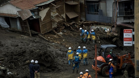 Japonya'da ölümcül heyelanın 7'nci gününde kurtarma çalışmaları sürüyor