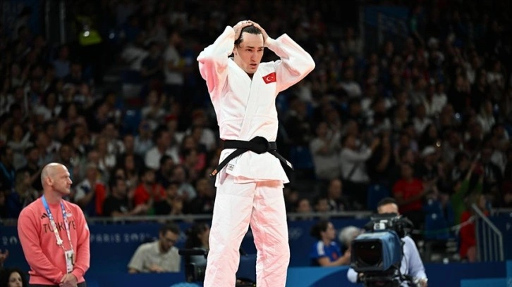 Judoda milli sporcu Muhammed Demirel, ilk turda Finlandiyalı Saha'ya yenilerek oyunlara veda et