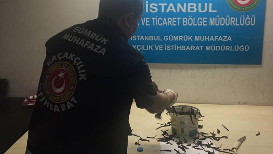 Kaçak sülükler gümrüğe takıldı