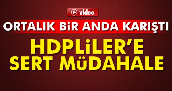 Kadıköy'de HDP'li gruba müdahale