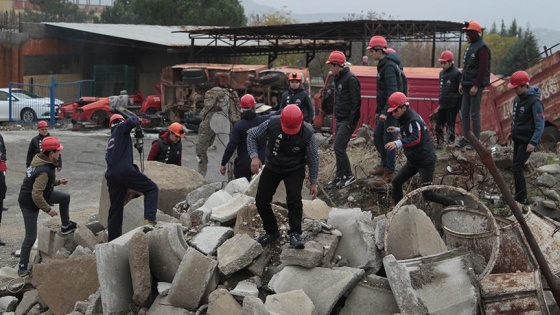 Kahramanmaraş'ta deprem tatbikatı yapıldı