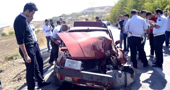 Kahta'da trafik kazası: 1 ağır yaralı