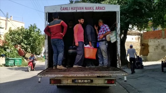 Kamyonet kasasında 23 işçi taşıyan sürücüye ceza