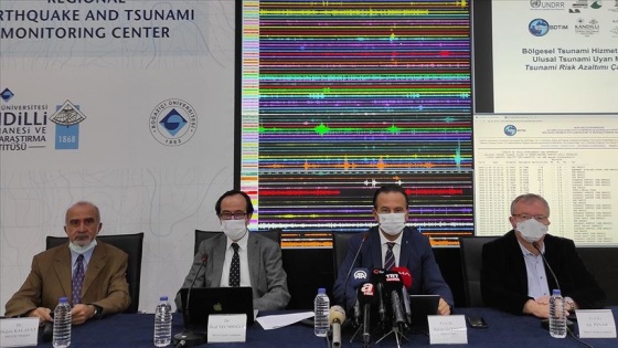 Kandilli Rasathanesi İzmir'deki tsunami bilgilerini paylaştı