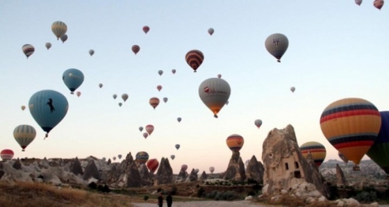 Kapadokya’da balon uçuşları iptal edildi