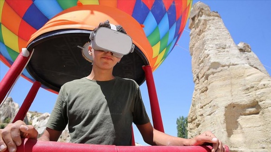 Kapadokya'da 'sanal balon turu'