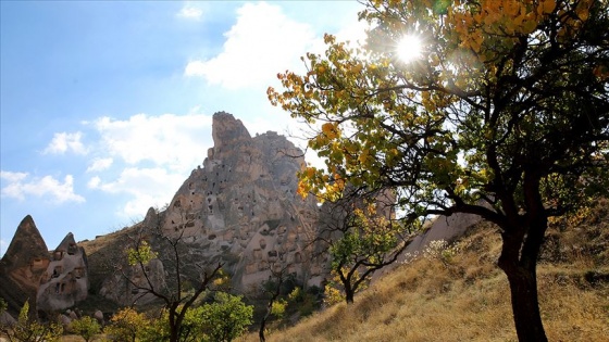 Kapadokya sonbahar renkleriyle cezbediyor