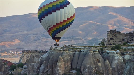 Kapadokya'yı 2020'de 992 bin 620 turist gezdi