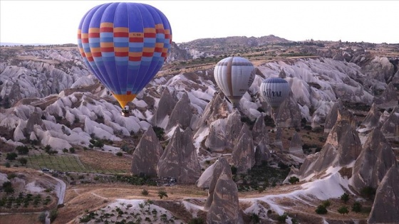 Kapadokya'yı 'yeni normal'de 255 bin turist gezdi