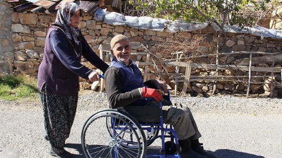 'Kapı profili'nden arabayla hayata bağlanan engelliye yardım eli